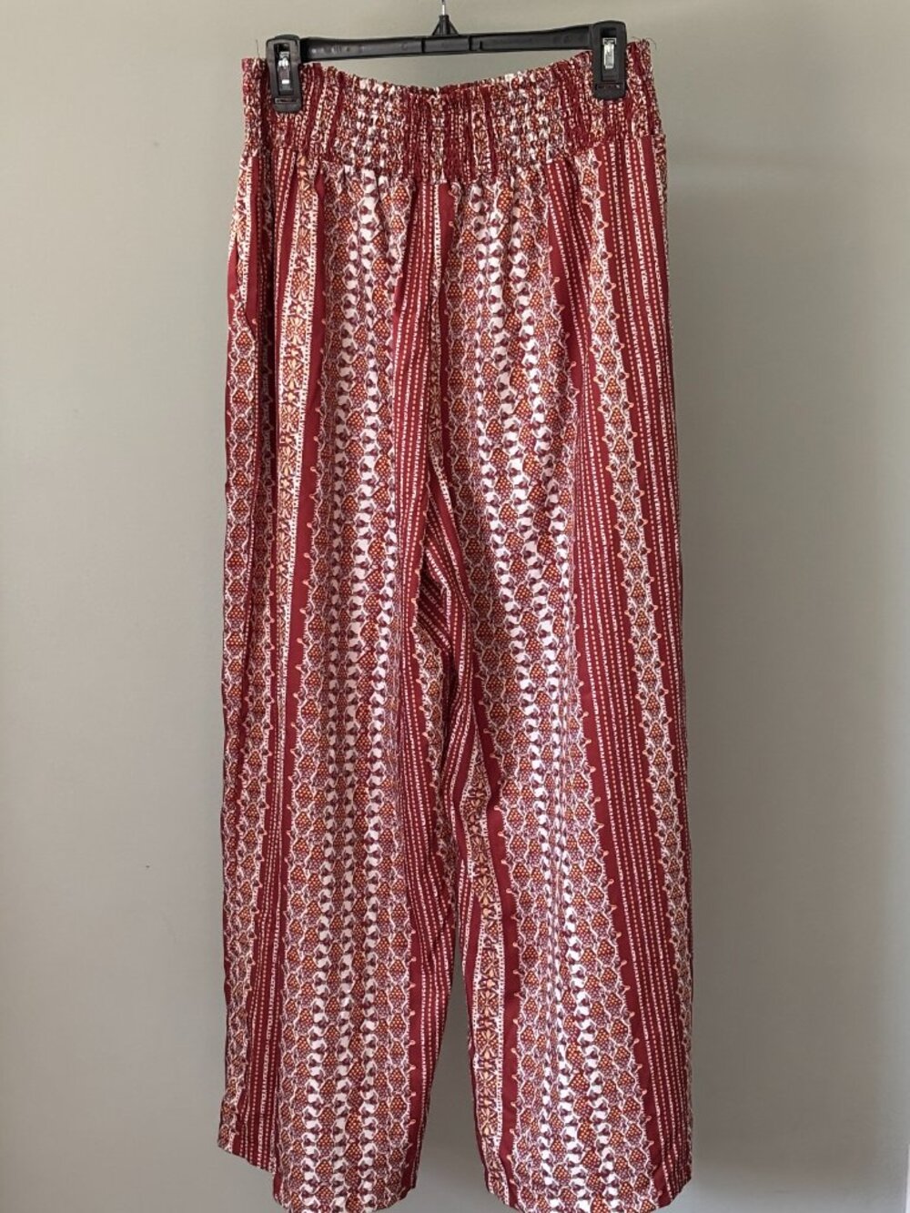 Cupshe Tribal Print Wide Leg Pants NWT Size L - Picture 3 of 8